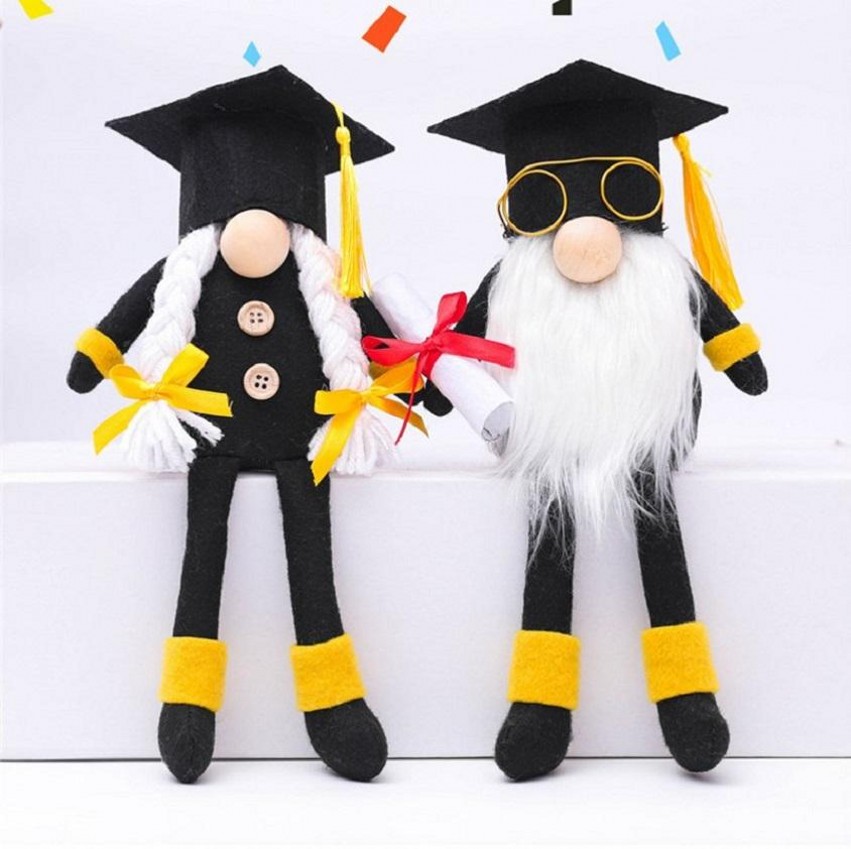 

Doctor Graduation Gnomes Graduated Student Dwarf Gifts Home Ornaments Long Leg Congrats Grad Swedish Gnomes