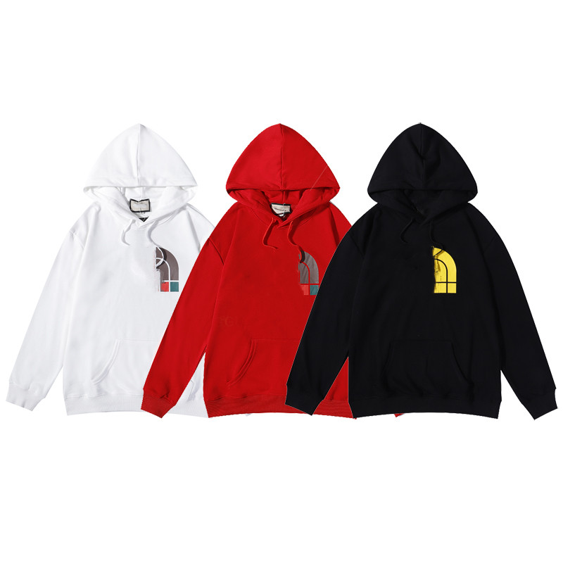 

hooded jacket clothes new sweater Mens and womens with the same paragraph 100% cotton top long-sleeved hoodie clothes, Black
