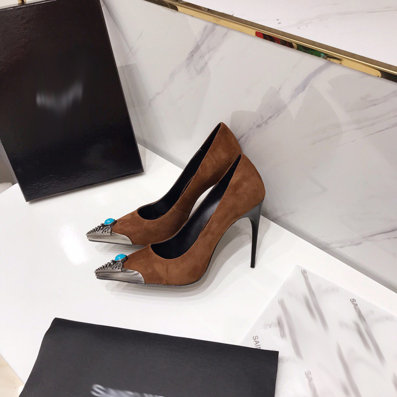 

2021 Good Quality Fashion Women Luxurys Designers Shoes Designer Sandals Womens Luxury High Heels Sandal Dress Shoess With Box Size 35-41 -H583, Red