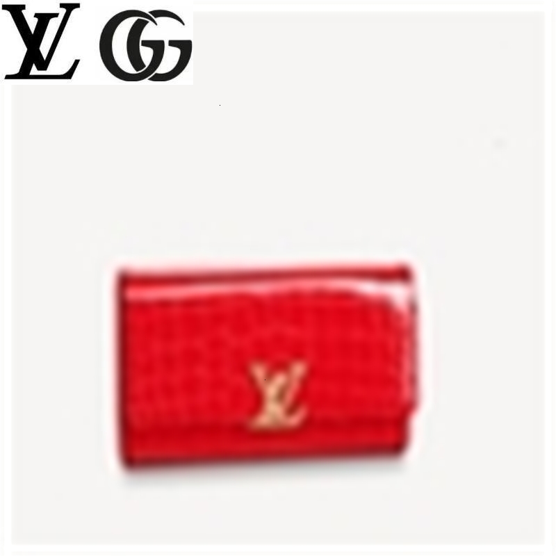 

n94732 capucines compact wallet real leather long s chain pouches key card holders cases purse clutches evening, Red;black