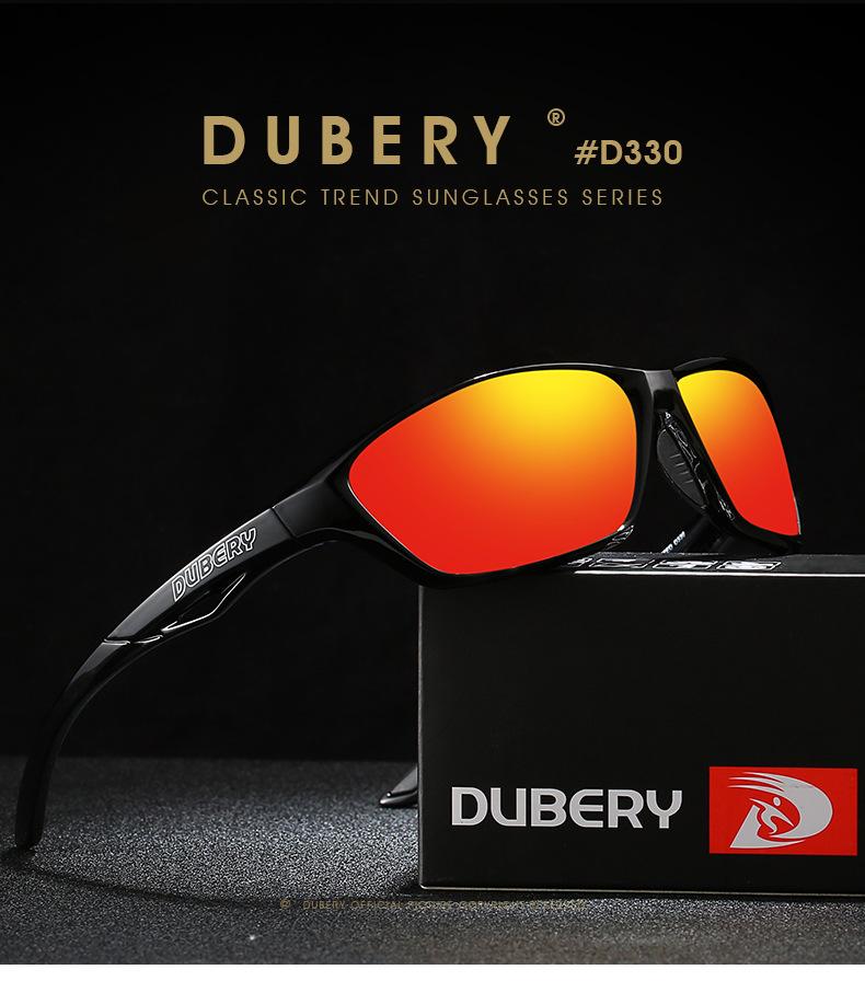 

DUBERY Sports Riding Windshield Sunglasses for Men and Women High Definition Polarized Driving Sun Glasses D330