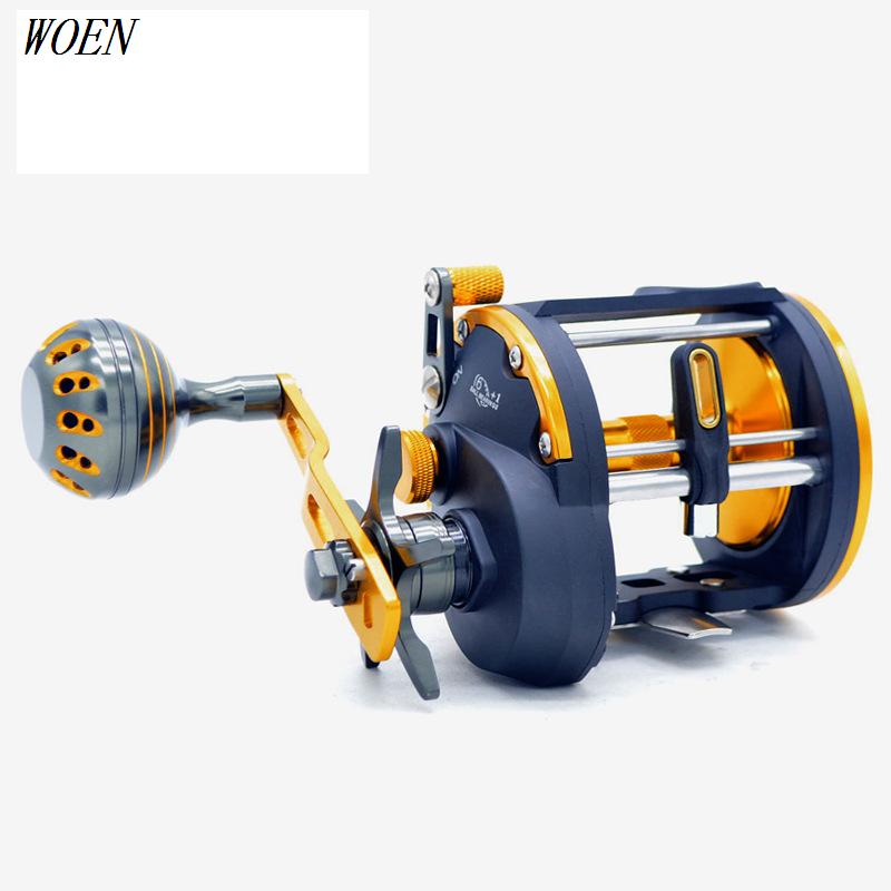 

WOEN STC30/40 Shake slowly Boat fishing reel Drag-type bait drum wheel 12KG braking force