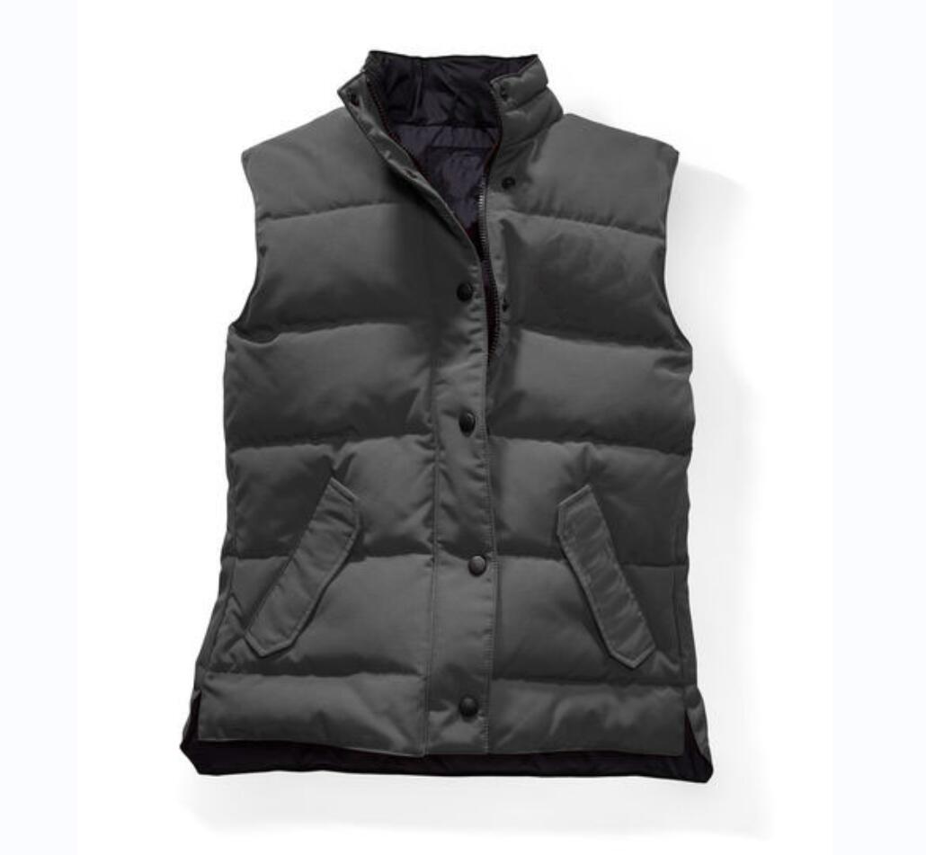 

Top quality Luxury Down goose freestyle vest Jacket's Canadian Style Designer Jacket coat Womens Winter Warm Vest's
