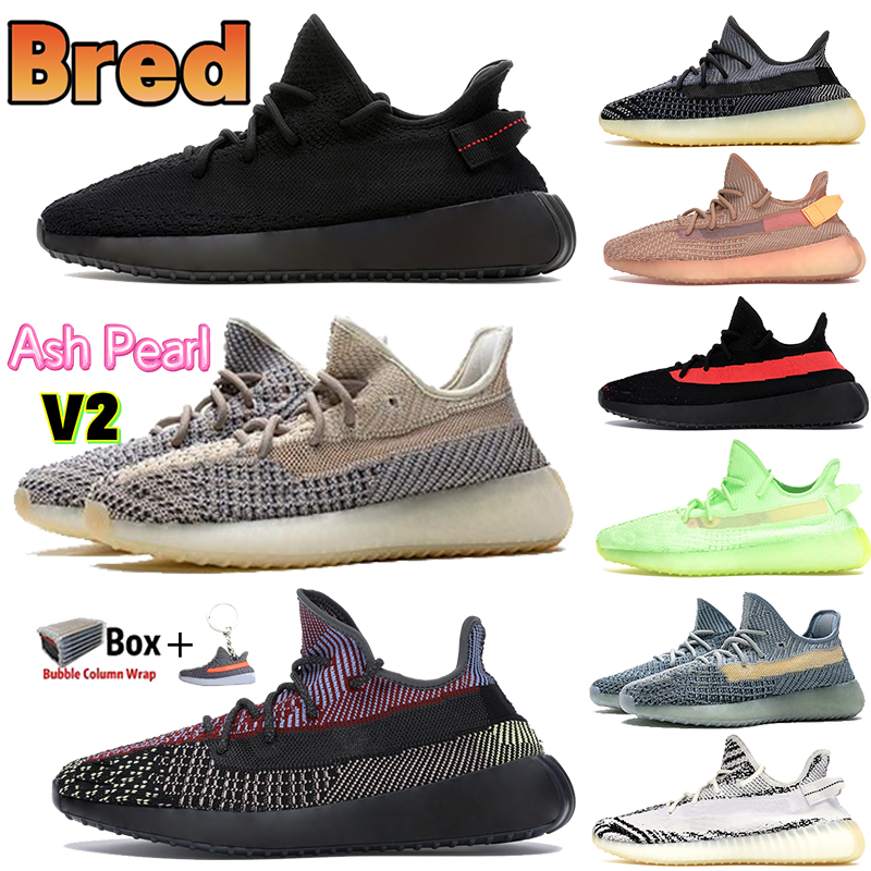 

Fashion Ash pearl stone blue running shoes Bred Zebra Sand taupe Israfil Natural Cinder Reflective sneakers Linen Zyon Earth trainers With box, #48- bubble wrap packaging