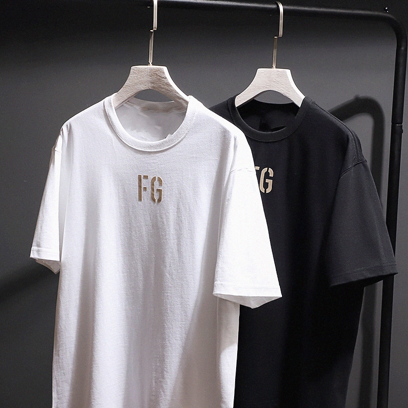 

FOG essentials Mens womens T Shirt Leisure Tee Skateboard trends 2021 season 7 essential fear of god men Tshirt women designers Short Sleeve #04 c64t#, White;black