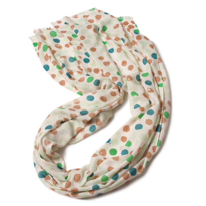 

Scarves Silk Cashmere Colorful Dots Women Fashion Boutique Scarf Shawl Pashmina 68x190cm