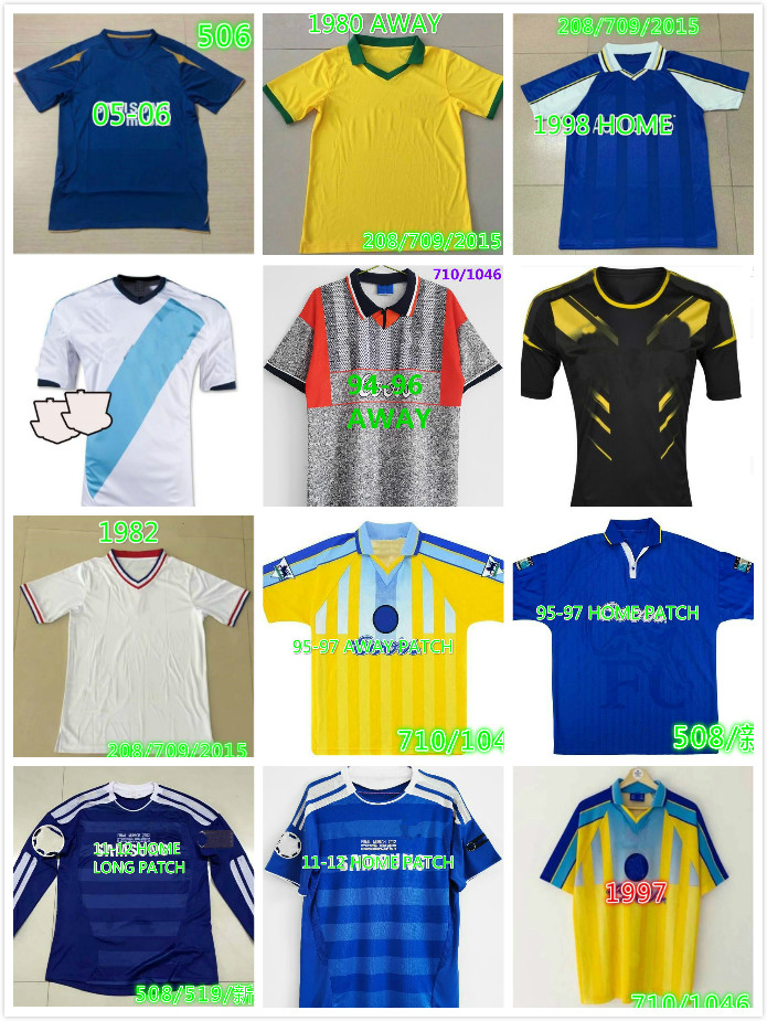 

2011 Retro Soccer Jersey Lampard Torres Drogba 11 12 13 Final 94 95 96 97 98 99 Football Shirts Camiseta Crespo WISE 03 05 06 07 08 COLE, Black;yellow