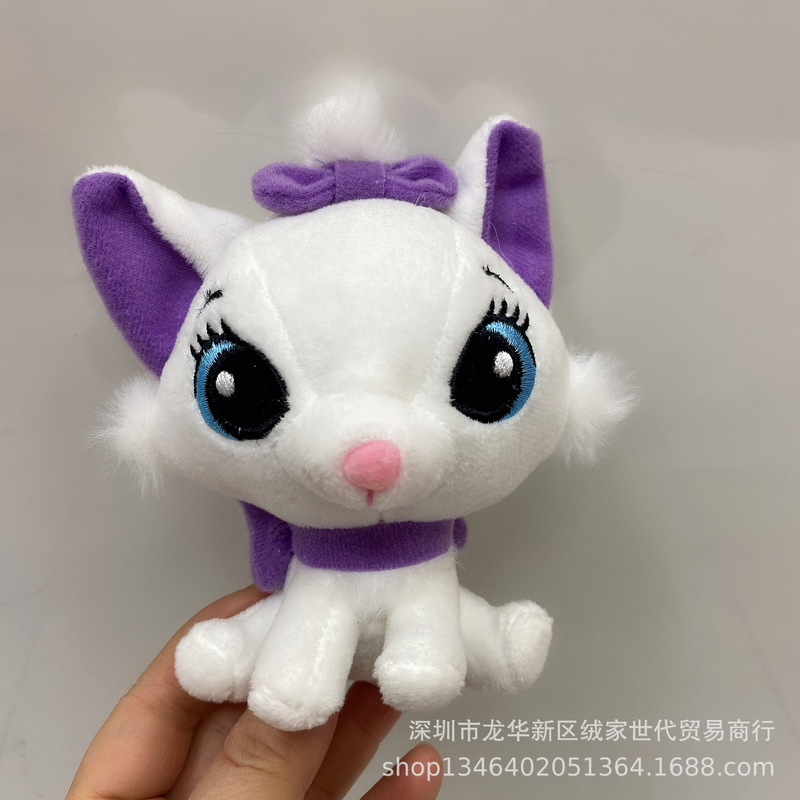 

Cute Mary cat Cat Adventure white Kitty Plush Toy grab doll Pendant