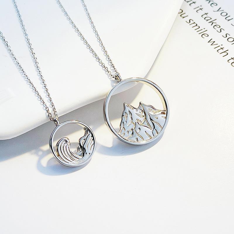 

Chains Oath Of Heaven Necklace 925 Sterling Silver Niche Design Clavicle Chain Simple Jewelry