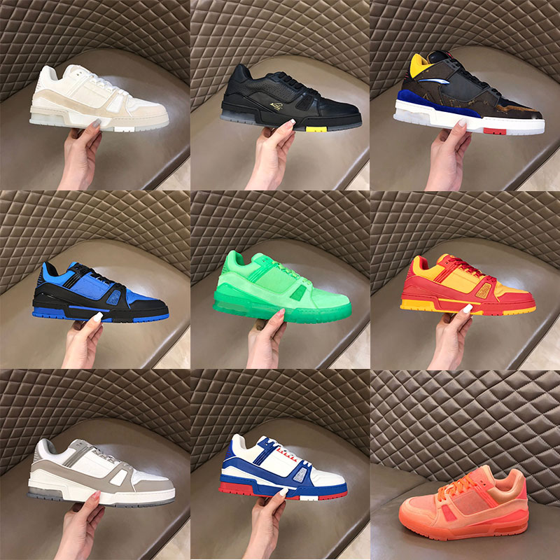 

021 new popular designer casual shoes transparent coach sports luxury men's clothes escape fashion outdoor platform transparent shoes, Black tail