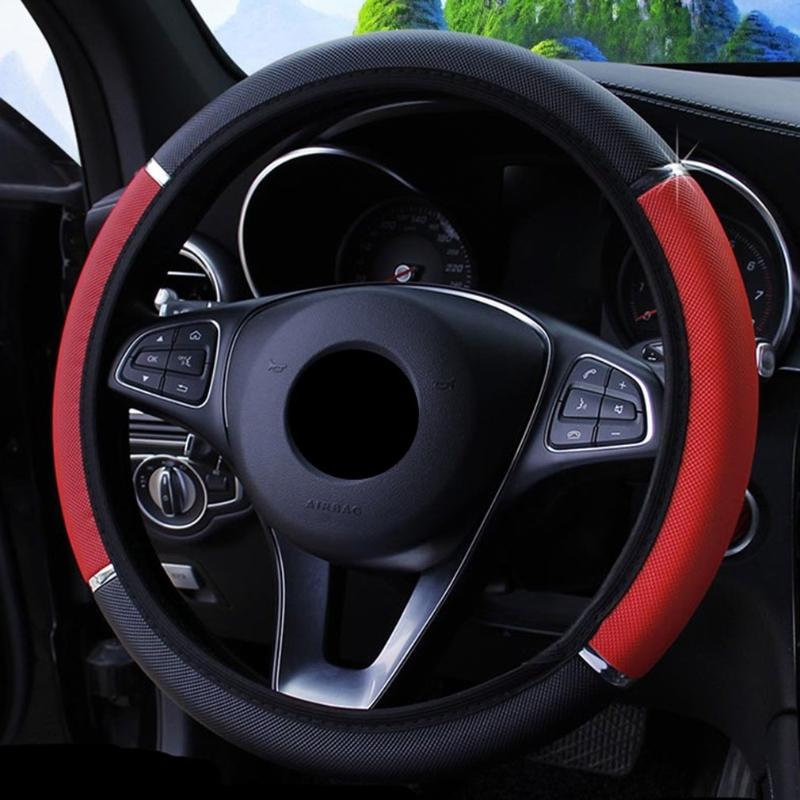 

Steering Wheel Covers Vehicle Accessory Car Cover Auto Braid On The Case Universal Parts