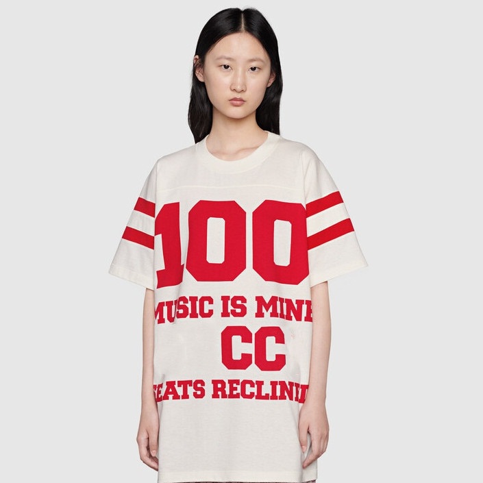 

Summer Spring Made in Italy 100th anniversary Letter print Tee Luxury Fashion Men Women t-shirts High Street short sleeve Breathable tshirt