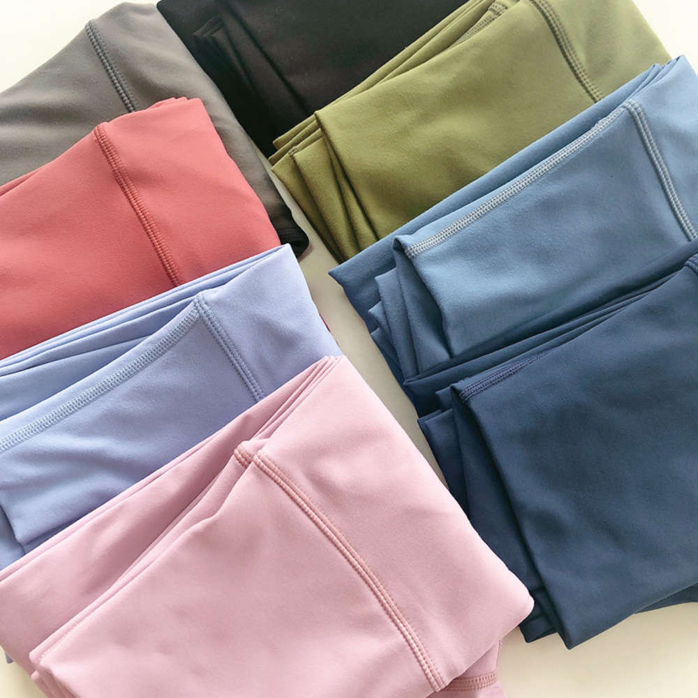 

Yoga female naked peach hip fitns elastic tight sports running Pants