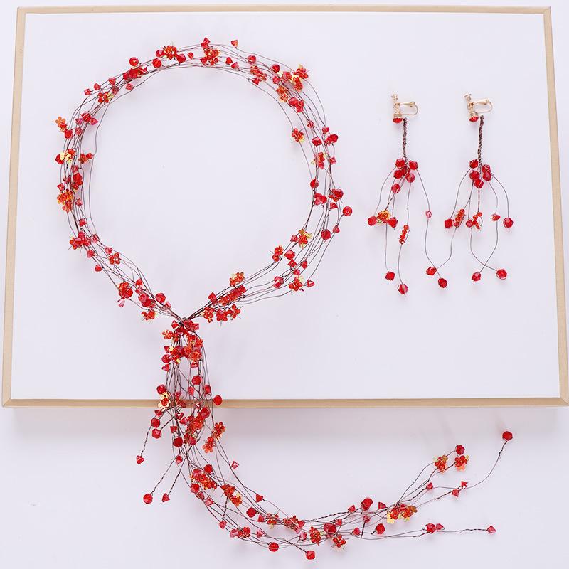 

Headpieces Bridal Wreath Headdress 2021 Mori Headband Korean Style Super Fairy Dress Wedding Accessories