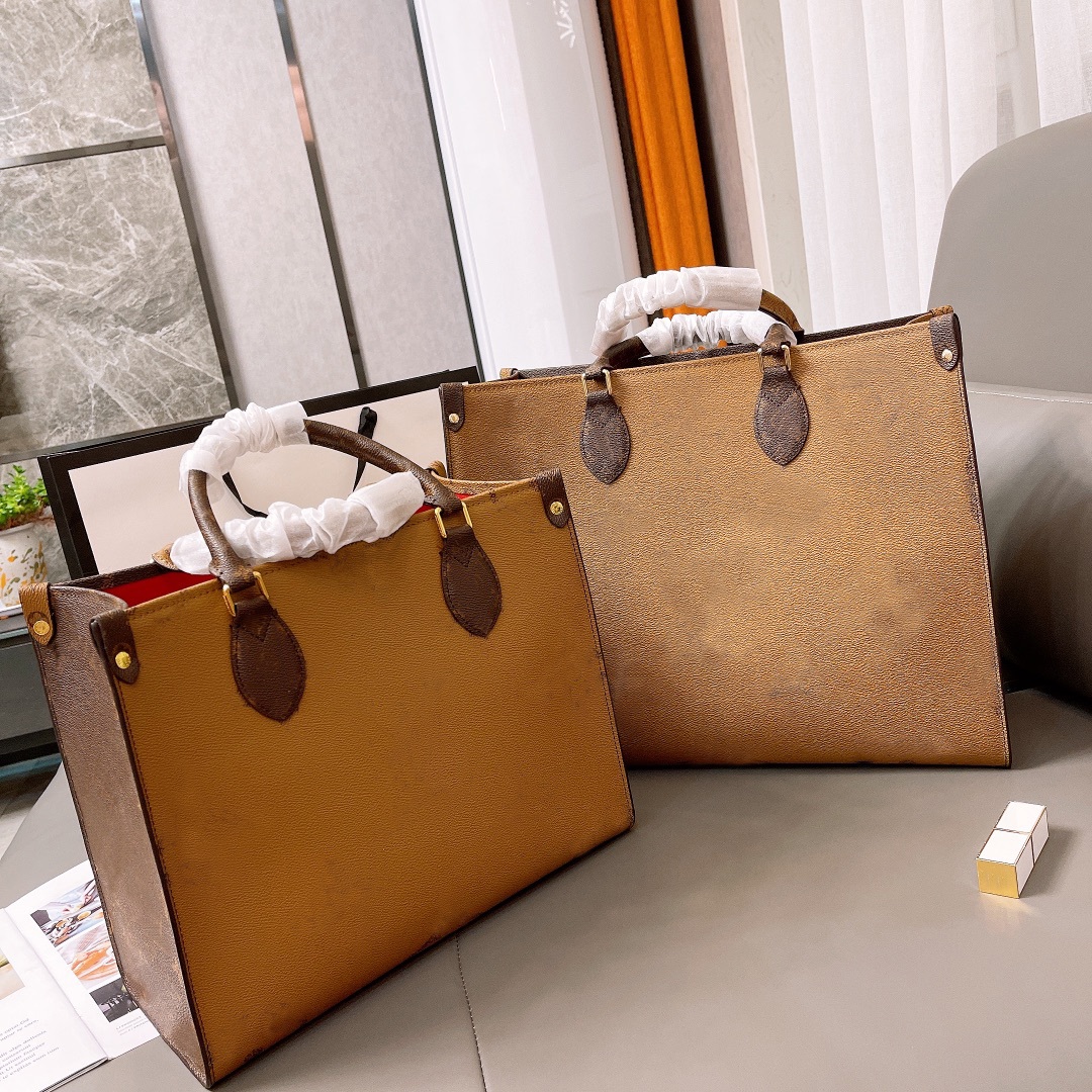 

High Quality Luxury flower Shopping Bag Ladies Purse Travel Totes Large-capacity Shoulder Office Handbags Paris Women Fashion Designers Bags #25, Brown