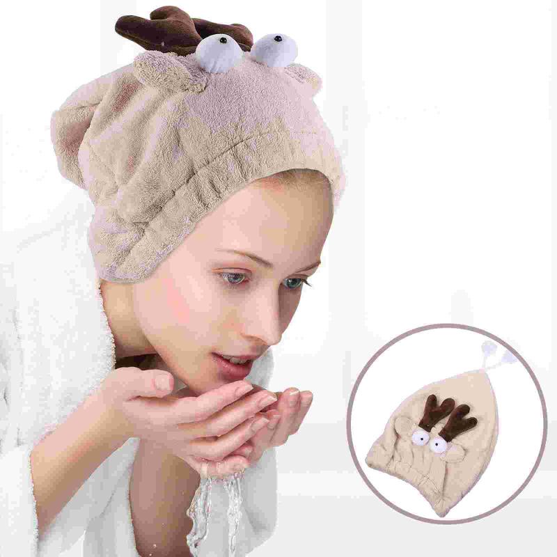 

Shower Caps 1pc Hair Drying Microfiber Water Absorbent Wrapped Bathing