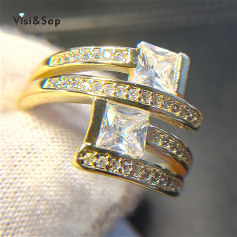 

Wedding Rings Eleple King For Men Women Bijoux Luxury Jewelry Cubic Zirconia Ring Eruamerica Fashion Accessories V18KR017