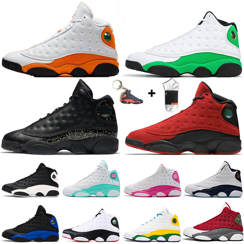 

2021 Mens Womens Jumpman 13 13s Basketball Shoes Playground Red-Flint Reverse Bred Court Purple Black White Trainers Sports Sneakers Size Eur 47, #b28 36-47 history of flight