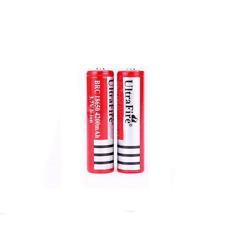 

18650 3.7v 4200mAh UltraFire Rechargeable Lithium Li-ion Battery for Electronic Cigarette LED bike light Heanlamp Flashlight