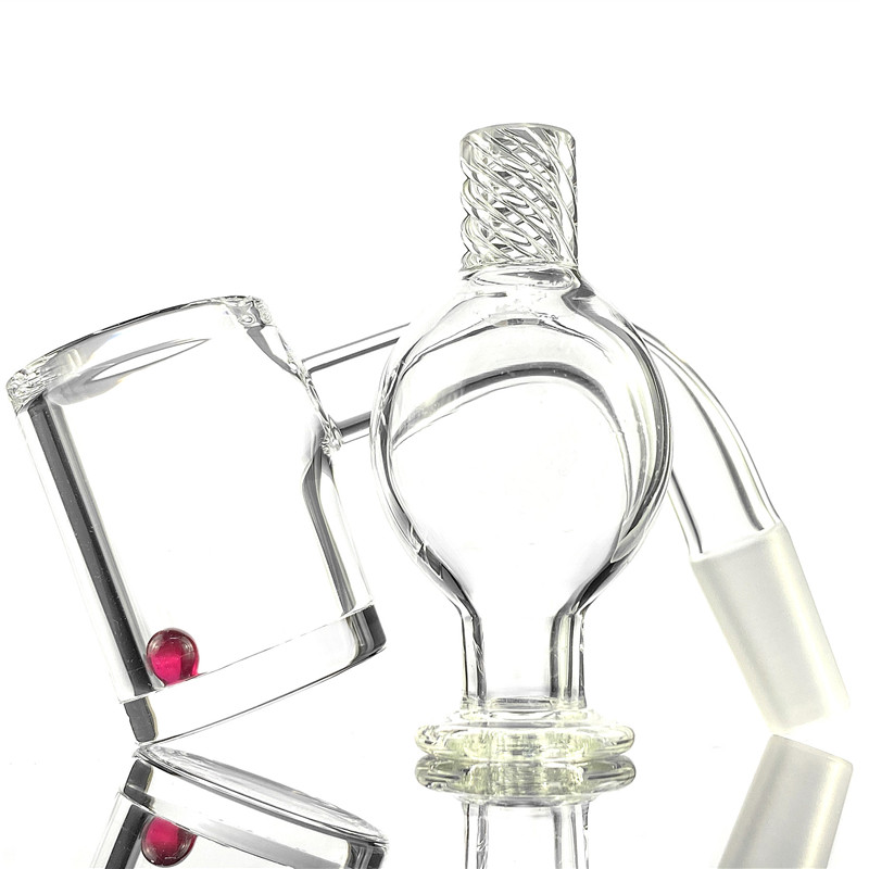 GTR Carb Cap+ 90/45 Degree Accessories 25mm 4mm Thick Quartz Banger Gavel Nail 10mm 14mm 18mmTop Bangers-image-691212917