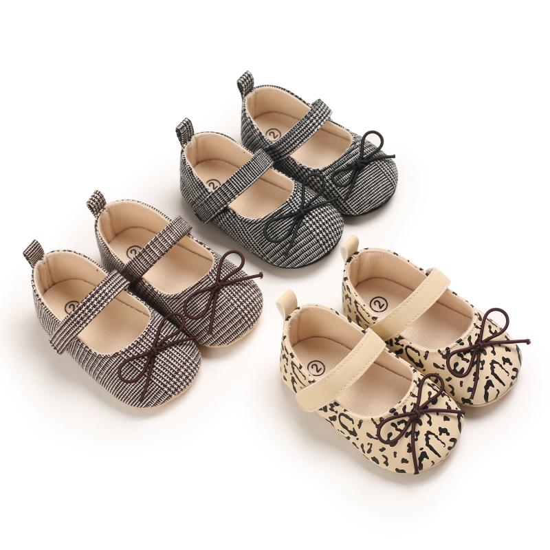 

First Walkers Princess Shoes 0-18 Months Baby Girl Soft Soles Spring And Autumn Bow Walking