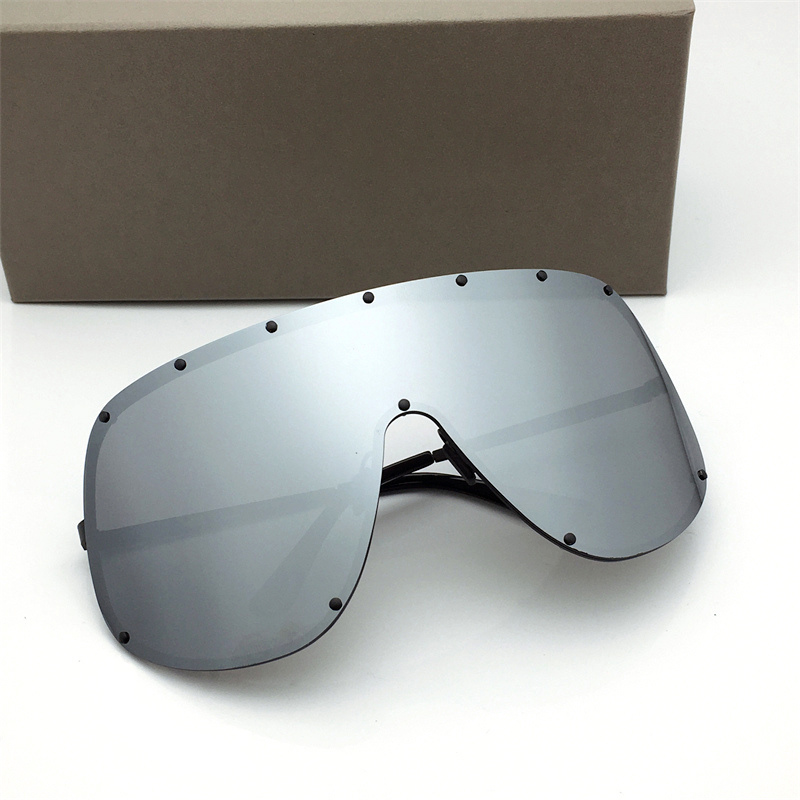 

Fashion trend designer men women Owens sunglasses retro popular oversized mask glasses summer Outdoor Avant-garde style top qualit1916