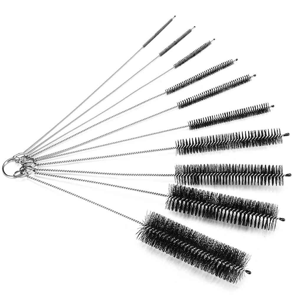 Set 10 CLEANING SCOPE GUARANTEES Flexible PCS Nylon Tube Bruises with Bottles Cover Glass Tissue Tool Jewel Cleaning Tool-image-693346672