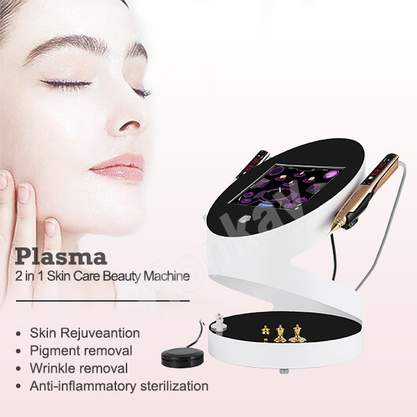 CE approved 2 in 1 Plasma Pulse Jet face lift / plasma pen/ plasma facial rejuvenation machine-image-695057082