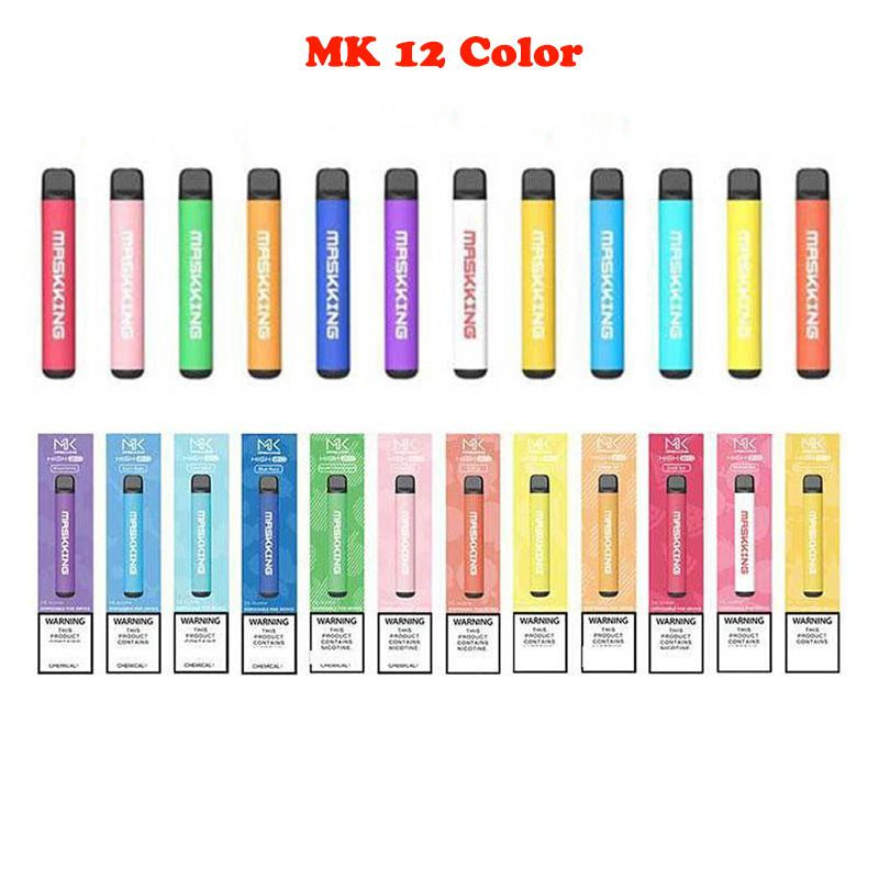 

Maskking High GT PRO Disposable vape pen e cigarette starter kit device 600mAh battery 3.5ml Pre-Filled 12 colors Original vapors wholesale