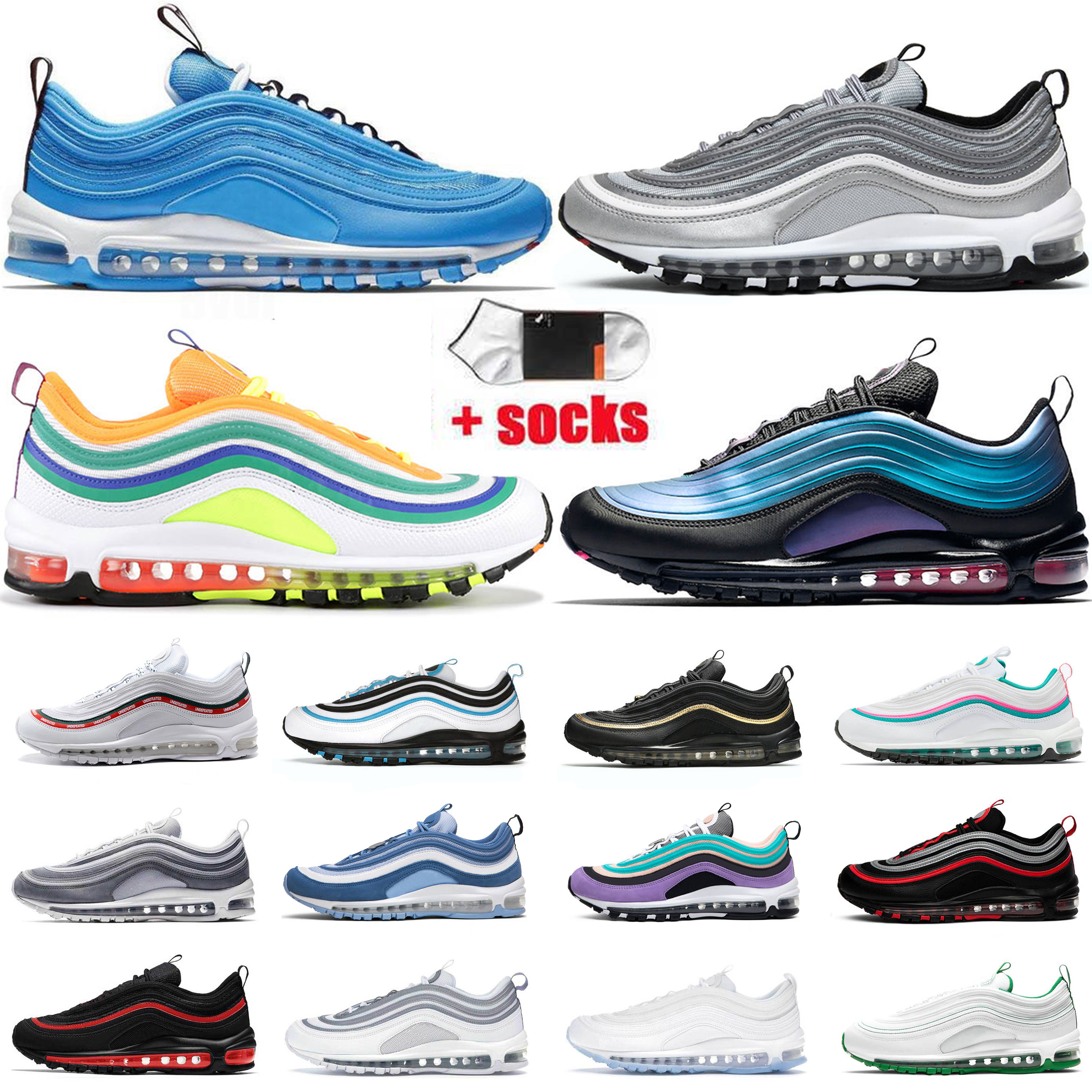 

mens womens running shoes Lucky and Good Silver Purple Bullet Undefeated UCLA Bruins Mschf X Inri Jesus men women sports sneakers, #29 36-45