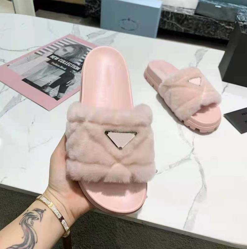 

Classics sandals Fashion plush slippers slides Floral brocade Gear bottoms Flip Flops women shoes striped causal slipper home011 012, #6