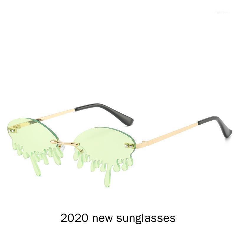 

Sunglasses Fashion Funny Green Red Women 2021 Vintage Sun Glasses Men Luxury Shades For Goggles UV400 NX