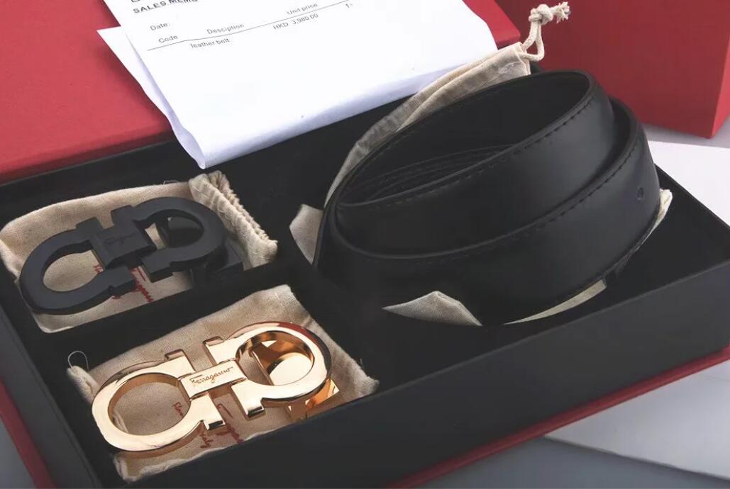 

2022 Luxury Designer Belts Men of Mens and Women Belt with Fashion Big Buckle Real Leather Top High Quality With Gift Box 001, Width 3.8cm with gift box