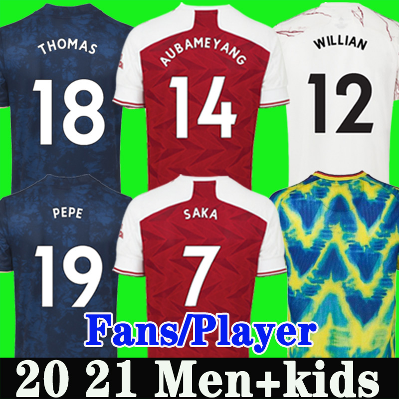 

Arsen soccer jersey Fans Player version gunners 2021 2022 ÃDEGAARD PEPE SAKA THOMAS WILLIAN TIERNEY 20 21 22 football shirts Men Kids kit fo, Black;yellow