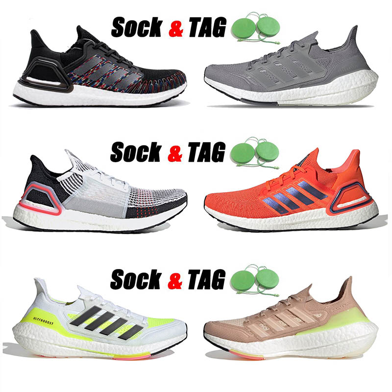 

2021 Ultraboost Running Shoes Mens Core Black Grey Triple White Red Stripes ISS U.s. National Lab Dark Blue Jemes Bond Women Breathable Snea