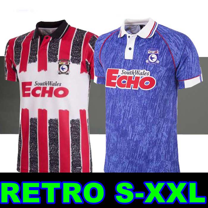 

Top quality wales Cardiff 1993 1994 home Away city Retro Football Shirt Soccer Jersey 93 94, 20/21 3rd adult patch
