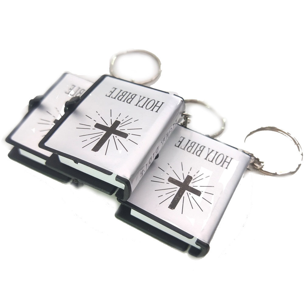 

Chapitre la Bible anglais abstrait bijoux religieux cadeau pendentif porte-clés