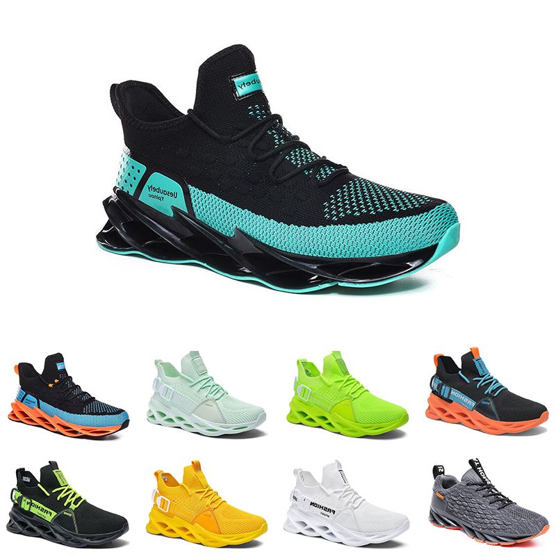 

men running shoes fashion trainer triple black white red navy university blue mens outdoor sports sneakers fifty six