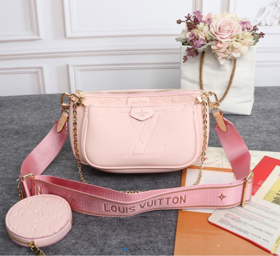 

LVYSLLouisVitton Vintage bag Pochette MULTI 5Pcs Genuine Leather Shoulder Crossbody Bags Vutton Designers Luxurys Handbags Purse Women Messenger Clutch, Blue