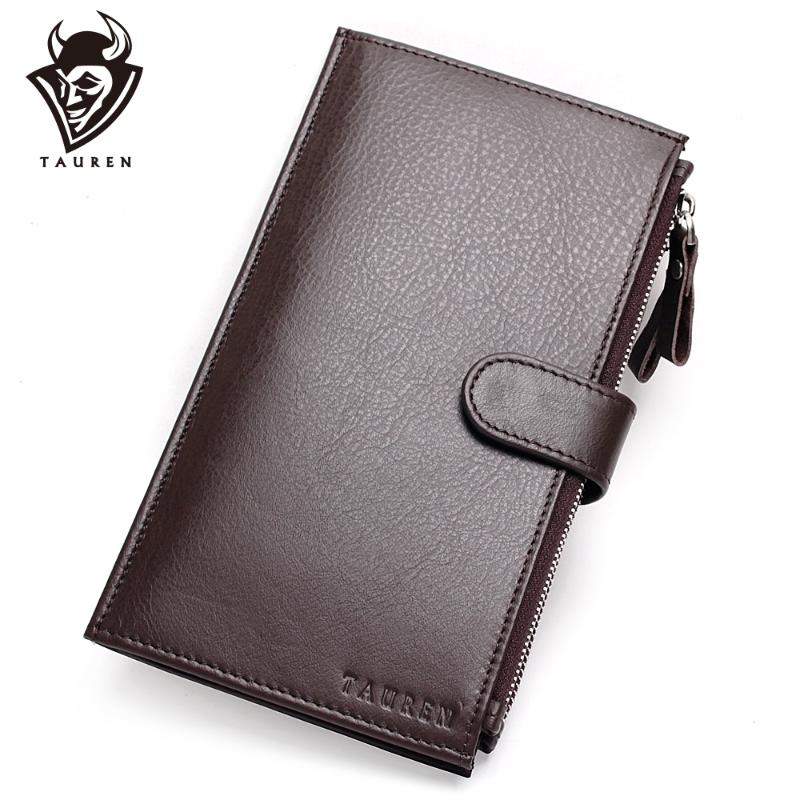 

Wallets Wholesale China Manufacturer Man Wallet 100% Genuine Leather Coffee Color Large Capacity Men's Vintage, Red;black