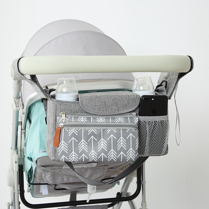 

Stroller Parts & Accessories Portable Diaper Single Shoulder Organizers Strollers Baby Hanging Bag Pack Storage Basket