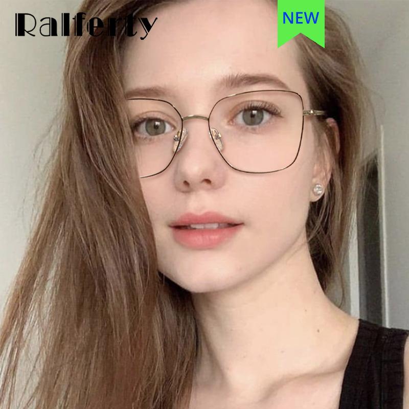 Lunettes de soleil Lunettes pour femmes ultra-légères Cadre sans graduation Spectacle Zero Spectacle Zero Eye Specs Cadres pour femmes