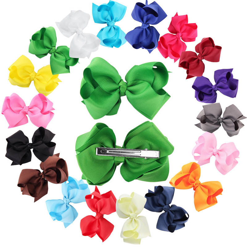 

Kids Hair Bows Childrens Accessories Toddler Baby Hairbows Flowers Ribbons Barrettes BB Clip, Can choose color;order reamrks