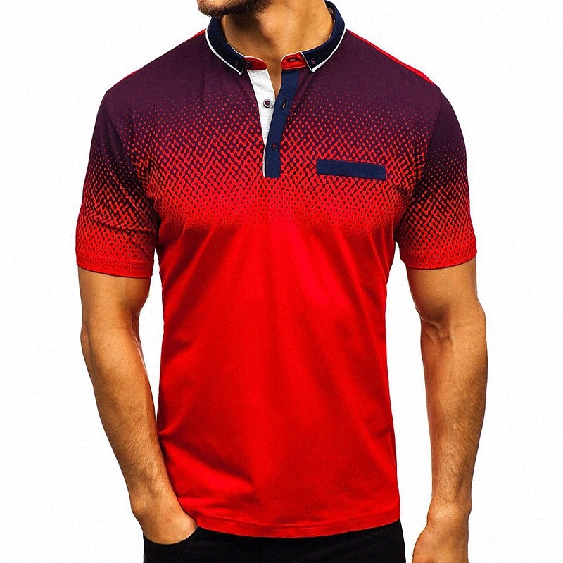 Men's Golf Shirt Tennis Shirt Color Block Collar Shirt Collar Casual Daily Patchwork Short Sleeve Slim Tops Cotton Basic Streetwear White Bl