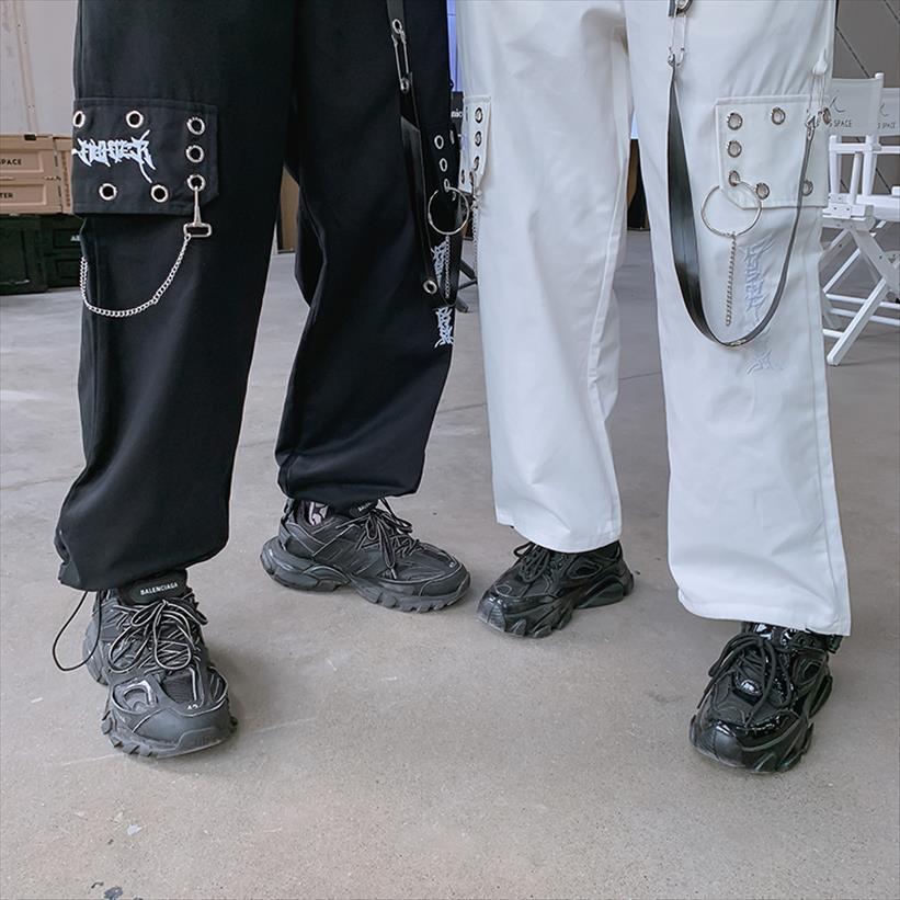 

tf autumn bib overall women pants couples ankle banded fashion brand hip hop capri hiphop casual, Black