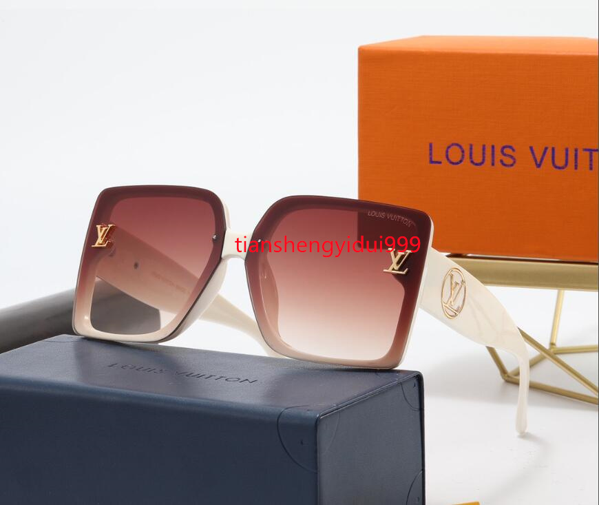 

111 lvlouisVitton Sunglasses NEW Eyeglasses Shades PC Frame Fashion Classic Mirrors Women Men UV400 Protection glasses