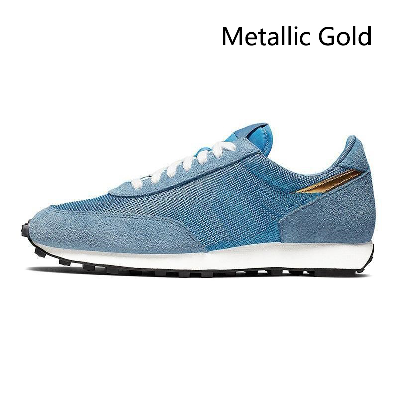 

Top Quality Clot LDV Waffle Daybreak Running Shoes Fragment Varsity Blue Summit White Black Nylon Wolf Grey Platform Shoe Women Men Trainers, Color#19