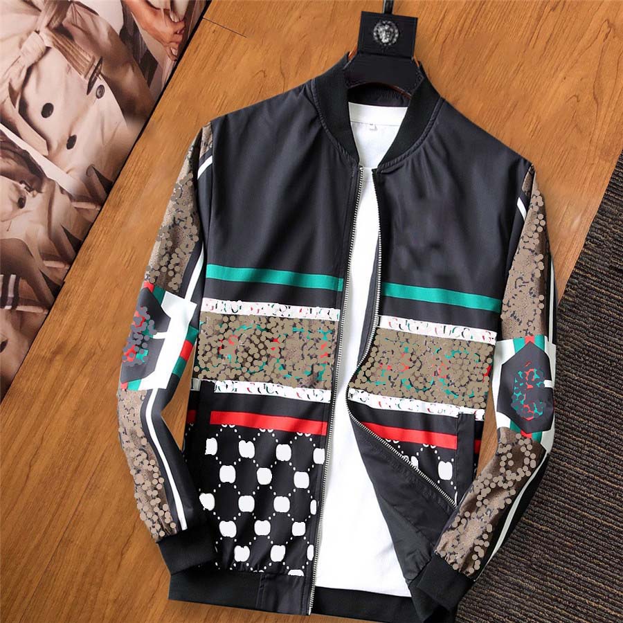 

2021AA wholesale fashion jacket autumn and winter slim fit designer clothing men's casual pilot coat M-3XL, Black;brown