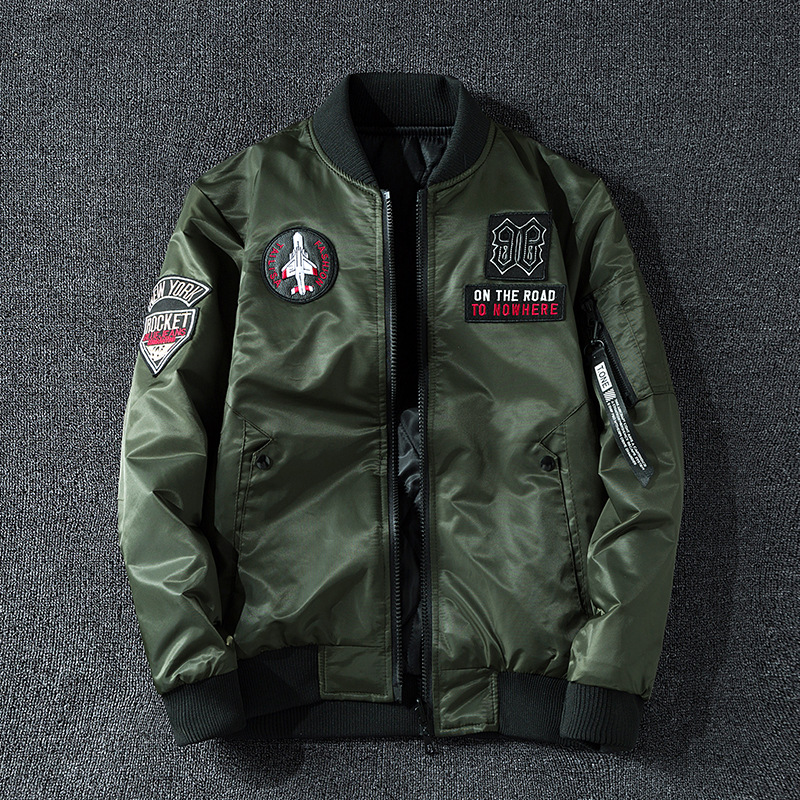 

Airplane pattern color-blocking men's jacket, high-quality, comfortable, warm, fashionable, travel, sports, party, commute, Black;brown