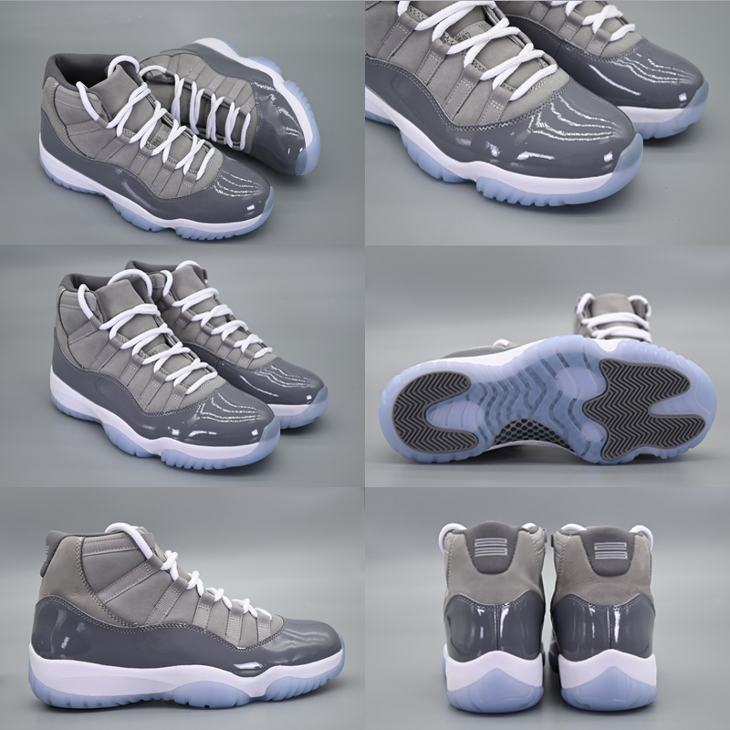 

Newest Cool Grey 11 11s Basketball Shoes Animal Instinct 25th Anniversary Legend Blue Concord Bred Snake Light Bone mens sneakers women trainers Size 36-47, As photo 1